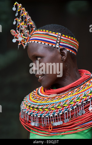 Menschen aus den Samburu Stammes, Kenia. Stockfoto