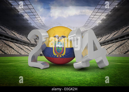 Ecuador-WM 2014 Stockfoto