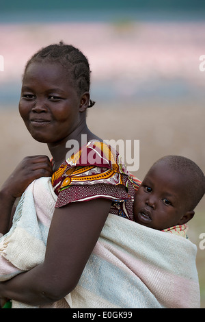 Menschen aus den Samburu Stammes, Kenia. Stockfoto