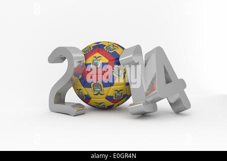 Ecuador-WM 2014 Stockfoto
