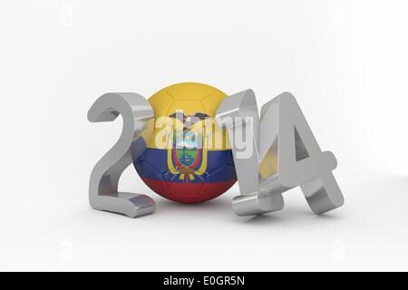 Ecuador-WM 2014 Stockfoto