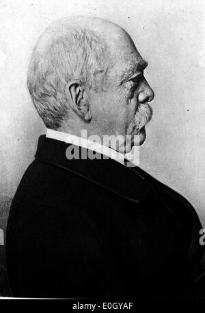 Porträt von Fürst Otto von Bismarck Herzog von Lauenburg Stockfoto