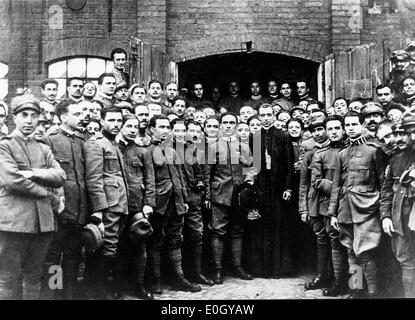 Papst Pius XII. als junger Mann in Rom, Italien Stockfoto