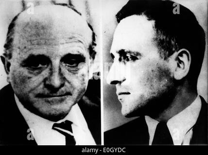 1. Januar 1940 - Deutschland - Datei Foto. Nazi-Führer KLAUS BARBIE (in beiden Bildern). EIN Stockfoto