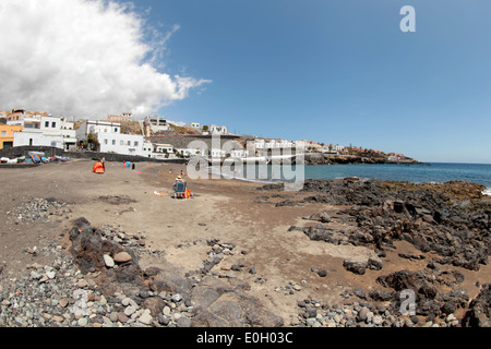 Main Beach in Poris de Abona Gemeinde Santa Cruz De Tenerife Stockfoto