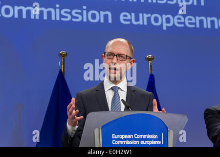 Arsenij Jazenjuk Arseniy Yatseniuk ukrainische Premierminister der Ukraine Stockfoto