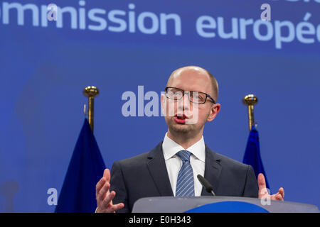 Arsenij Jazenjuk Arseniy Yatseniuk ukrainische Premierminister der Ukraine Stockfoto