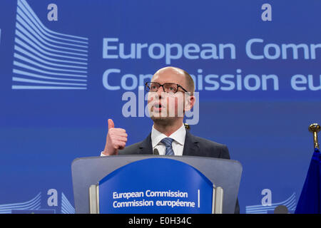 Arsenij Jazenjuk Arseniy Yatseniuk ukrainische Premierminister der Ukraine Stockfoto