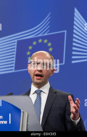 Arsenij Jazenjuk Arseniy Yatseniuk ukrainische Premierminister der Ukraine Stockfoto