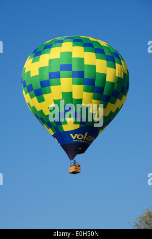 Heißluft-Ballon-Teotihuacan-Mexiko Stockfoto