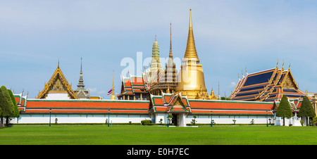 Großer Palast und Tempel des Smaragd-Buddha Komplex in Bangkok, Thailand Stockfoto