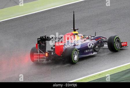 Barcelona, Spanien. 13. Mai 2014. Sebastien Buemi während der Formel-1-Prüfung, statt in der Barcelona-Catalunya Rennstrecke am 13. Mai 2014. : Bildnachweis Joan Valls/Urbanandsport/Nurphoto: Joan Valls/NurPhoto/ZUMAPRESS.com/Alamy Live-Nachrichten Stockfoto