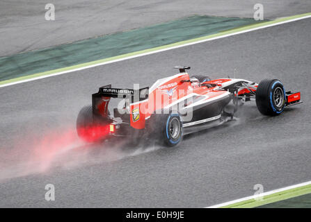 Barcelona, Spanien. 13. Mai 2014. Max Chilton während der Formel-1-Prüfung, statt in der Barcelona-Catalunya Rennstrecke am 13. Mai 2014. : Bildnachweis Joan Valls/Urbanandsport/Nurphoto: Joan Valls/NurPhoto/ZUMAPRESS.com/Alamy Live-Nachrichten Stockfoto