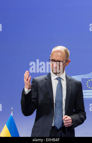 Arsenij Jazenjuk Arseniy Yatseniuk ukrainische Premierminister der Ukraine Stockfoto