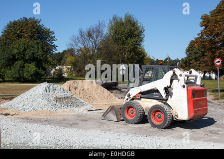 kleine Bagger Stockfoto