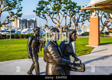 Skulptur im Krebs Überlebenden Park. San Diego, California, Vereinigte Staaten von Amerika. Stockfoto