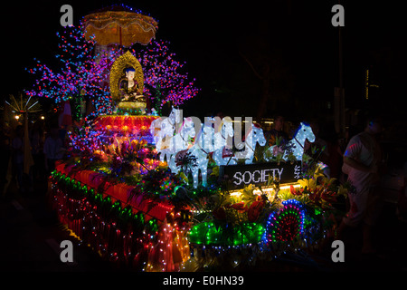 Vesak Day-Parade in Penang, Malaysia Stockfoto