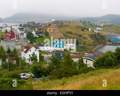 Häuser in Trinity, Halbinsel Bonavista, Neufundland und Labrador, Kanada Stockfoto