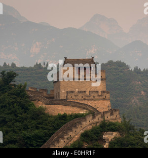 Juyongguan pass Abschnitt der Great Wall Of China, Changping District, Beijing, China Stockfoto