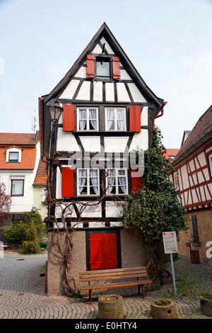 Deutschland, Baden-Württemberg, Mosbach, "Haus Kickelhain" Fachwerkhaus Stockfoto