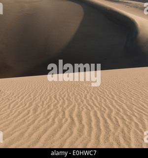 Singen von Sanddünen in der Wüste Gobi, Dunhuang, berühmte Shan, Jiuquan, Gansu-Provinz, China Stockfoto