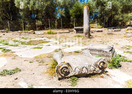 Kloster (Kloster) in Messara Tal auf Kreta in Griechenland. Messara - ist die größte Ebene in Kreta Stockfoto