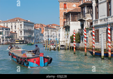 Venedig, Italien - 13. März 2014: Canal Grande. Stockfoto