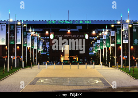 Der keltische Weg, der neue Eingang zu Celtic Football Club Stockfoto