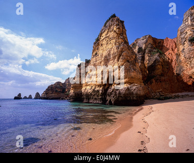 Dona Ana Strand Lagos Algarve Portugal Stockfoto