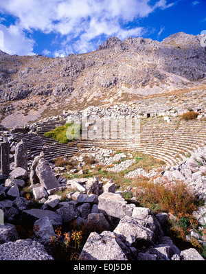 Ruinen der Antike Theater von Sagalassos in der Nähe von Isparta Türkei Stockfoto