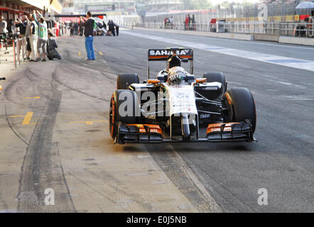 Barcelona, Spanien. 14. Mai 2014. BARCELONA -14 Mai-Spanien: Dani Juncadella während der Formel-1-Test am 14. Mai 2014 in der Barcelona-Catalunya Rennstrecke stattfand. : Bildnachweis Joan Valls/Urbanandsport/Nurphoto: Joan Valls/NurPhoto/ZUMAPRESS.com/Alamy Live-Nachrichten Stockfoto