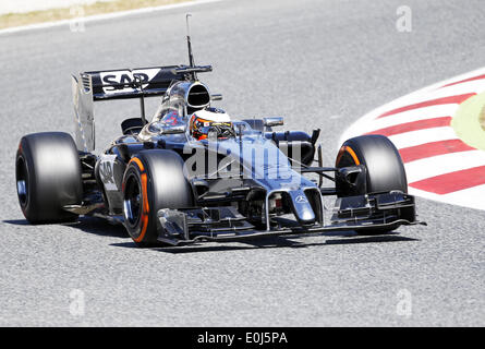 Barcelona, Spanien. 14. Mai 2014. BARCELONA -14 Mai-Spanien: Stoffel Vandoorne während der Formel-1-Test am 14. Mai 2014 in der Barcelona-Catalunya Rennstrecke stattfand. : Bildnachweis Joan Valls/Urbanandsport/Nurphoto: Joan Valls/NurPhoto/ZUMAPRESS.com/Alamy Live-Nachrichten Stockfoto