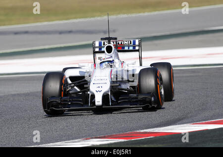 Barcelona, Spanien. 14. Mai 2014. BARCELONA -14 Mai-Spanien: Susie Wolff während der Formel-1-Test am 14. Mai 2014 in der Barcelona-Catalunya Rennstrecke stattfand. : Bildnachweis Joan Valls/Urbanandsport/Nurphoto: Joan Valls/NurPhoto/ZUMAPRESS.com/Alamy Live-Nachrichten Stockfoto