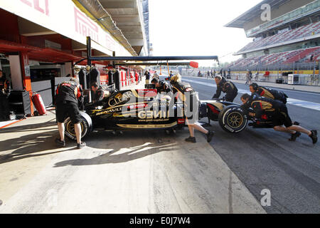 Barcelona, Spanien. 14. Mai 2014. BARCELONA -14 Mai-Spanien: Daniil Kvyat während der Formel-1-Test am 14. Mai 2014 in der Barcelona-Catalunya Rennstrecke stattfand. : Bildnachweis Joan Valls/Urbanandsport/Nurphoto: Joan Valls/NurPhoto/ZUMAPRESS.com/Alamy Live-Nachrichten Stockfoto