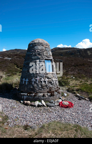 1994-RAF-Chinook-Hubschrauber Absturz Memorial Cairn Mull of Kintyre Schottland Stockfoto