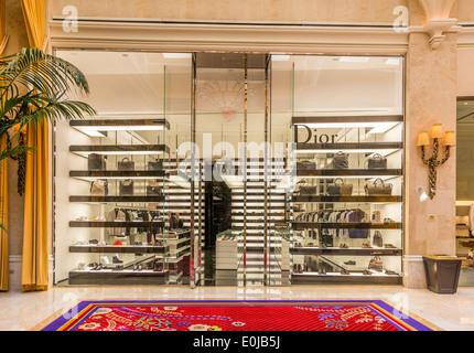 Das Dior Homme-Shop in der Esplanade des Wynn Hotel Las Vegas Nevada Stockfoto