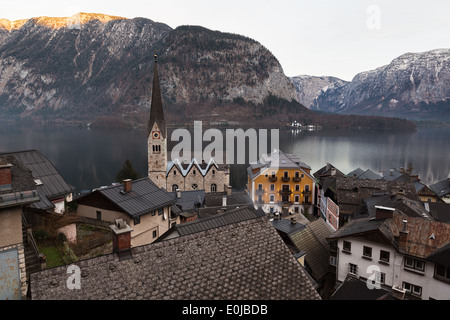 Dorf von Hallstatt, Salzburger Land, Österreich Stockfoto