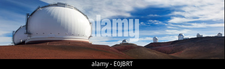 Sternwarte auf Mauna Kea auf der Big Island, Hawaii Stockfoto