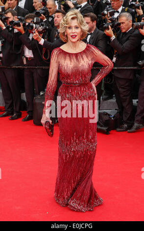 JANE FONDA GRACE VON MONACO-PREMIERE. 67. CANNES FILM-FESTIVAL CANNES Frankreich 14. Mai 2014 Stockfoto