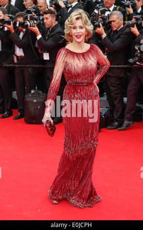 JANE FONDA GRACE VON MONACO-PREMIERE. 67. CANNES FILM-FESTIVAL CANNES Frankreich 14. Mai 2014 Stockfoto