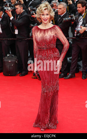 JANE FONDA GRACE VON MONACO-PREMIERE. 67. CANNES FILM-FESTIVAL CANNES Frankreich 14. Mai 2014 Stockfoto