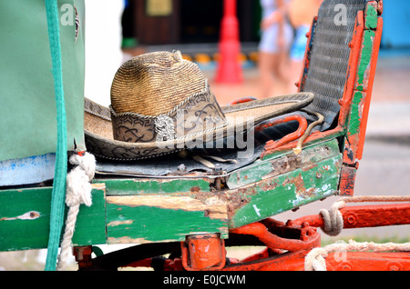 Sombrero und Kabine in Mexiko Stockfoto