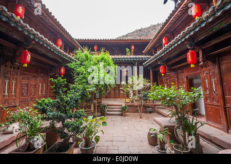 Wu-Familie Hof in Heijing antike Stadt in Yunnan, China Stockfoto