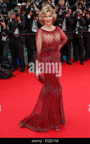 JANE FONDA GRACE VON MONACO-PREMIERE. 67. CANNES FILM-FESTIVAL CANNES Frankreich 14. Mai 2014 Stockfoto