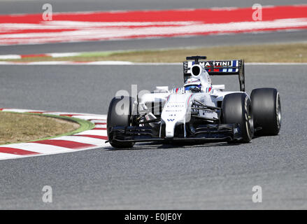 Barcelona, Spanien. 14. Mai 2014. BARCELONA -14 Mai-Spanien: Susie Wolff während der Formel-1-Test am 14. Mai 2014 in der Barcelona-Catalunya Rennstrecke stattfand. : Bildnachweis Joan Valls/Urbanandsport/Nurphoto: Joan Valls/NurPhoto/ZUMAPRESS.com/Alamy Live-Nachrichten Stockfoto
