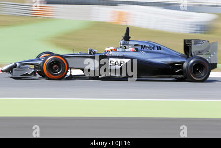 Barcelona, Spanien. 14. Mai 2014. BARCELONA -14 Mai-Spanien: Stoffel Vandoorne während der Formel-1-Test am 14. Mai 2014 in der Barcelona-Catalunya Rennstrecke stattfand. : Bildnachweis Joan Valls/Urbanandsport/Nurphoto: Joan Valls/NurPhoto/ZUMAPRESS.com/Alamy Live-Nachrichten Stockfoto