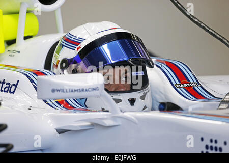 Barcelona, Spanien. 14. Mai 2014. BARCELONA -14 Mai-Spanien: Susie Wolff während der Formel-1-Test am 14. Mai 2014 in der Barcelona-Catalunya Rennstrecke stattfand. : Bildnachweis Joan Valls/Urbanandsport/Nurphoto: Joan Valls/NurPhoto/ZUMAPRESS.com/Alamy Live-Nachrichten Stockfoto