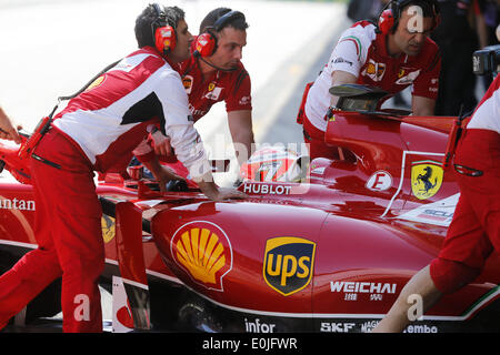 Barcelona, Spanien. 14. Mai 2014. BARCELONA -14 Mai-Spanien: Kimi Räikkönen während der Formel-1-Test am 14. Mai 2014 in der Barcelona-Catalunya Rennstrecke stattfand. : Bildnachweis Joan Valls/Urbanandsport/Nurphoto: Joan Valls/NurPhoto/ZUMAPRESS.com/Alamy Live-Nachrichten Stockfoto