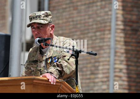 Armee General David H. Petraeus an der International Security Assistance Force Änderung des Command-Zeremonie statt in Kabul, Afghanistan Stockfoto