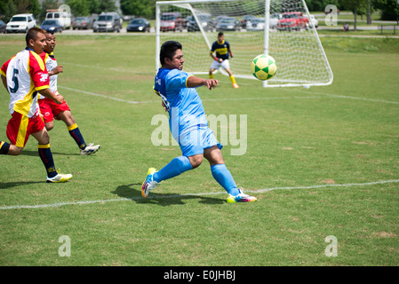 Eine spanische Fußball-Liga spielt ein Spiel in Knoxville, Tennessee Stockfoto